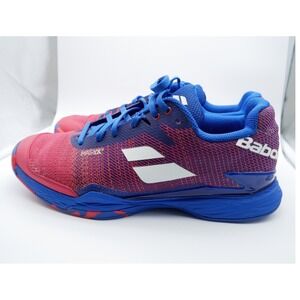 Babolat Jet Mach II All Court Men Tennis Shoes Blue Pink Matryx 30F20629 US 10